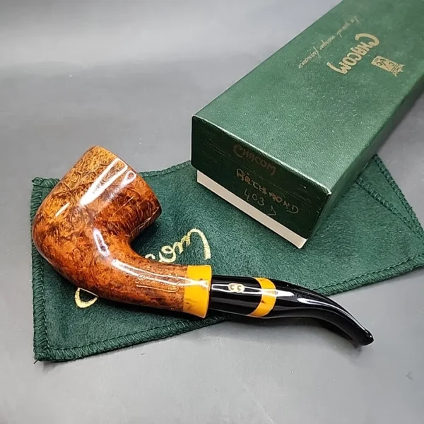 Chacom Richmond 403 Smooth Bent Dublin Estate Briar Pipe, Unsmoked [SOLD OUT] - Image 3