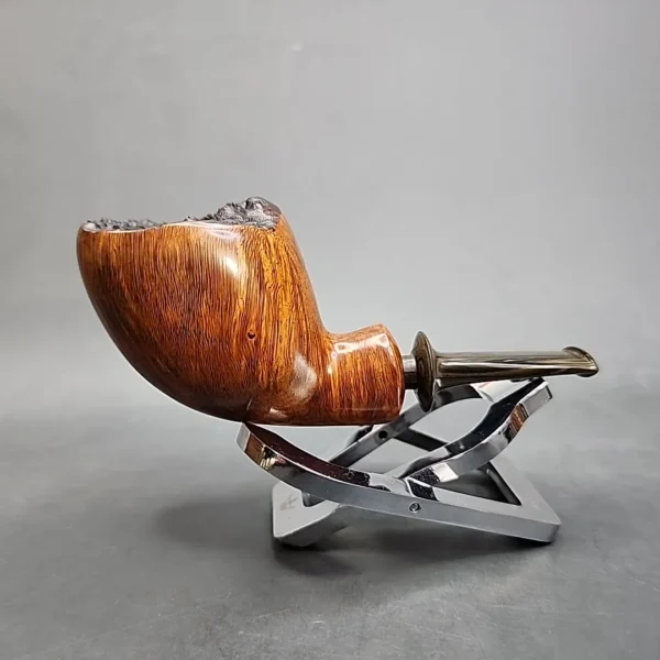 Bennie Joe Pipes Smooth Nosewarmer Handmade Briar Pipe, New - Image 3