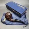 Vauen De Luxe Smooth Bent Apple Estate Briar Pipe, Unsmoked, 9mm - Image 3