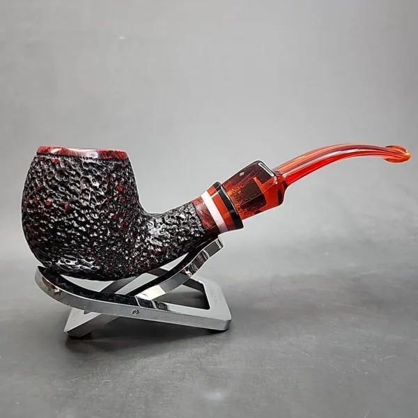 Nording 2006 Hunting Pipe Rusticated Bent Estate Briar Pipe, Unsmoked [SOLD OUT] - Image 3