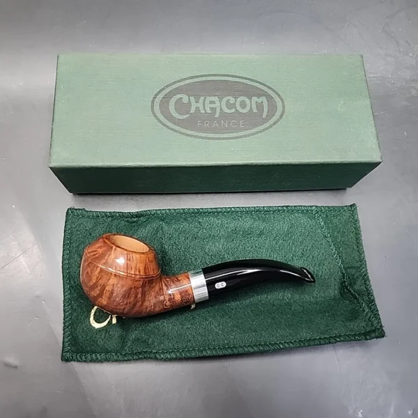 Chacom Golden Grain Smooth Bent Rhodesian Estate Briar Pipe, Unsmoked [SOLD OUT] - Image 3