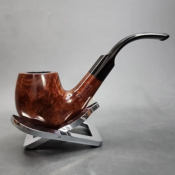 Astleys of London Smooth Bent Apple Estate Briar Pipe - Image 3