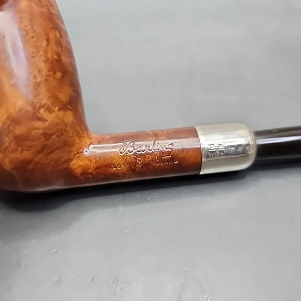 Barling T.V.F. 5697 Military Mount Straight Billiard Estate Briar Pipe [SOLD OUT] - Image 3