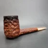 Caminetto Business 119 KS Rusticated Straight Brandy Estate Briar Pipe [SOLD OUT] - Image 3