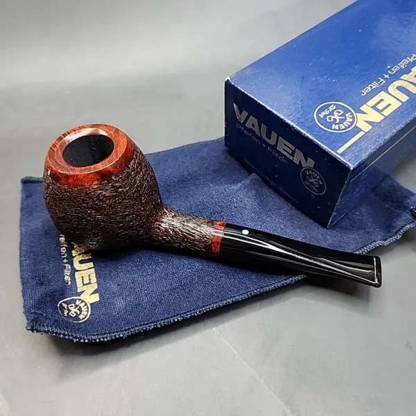 Vauen Konsul 481 Rusticated Straight Apple Estate Briar Pipe, Unsmoked, 9mm - Image 3
