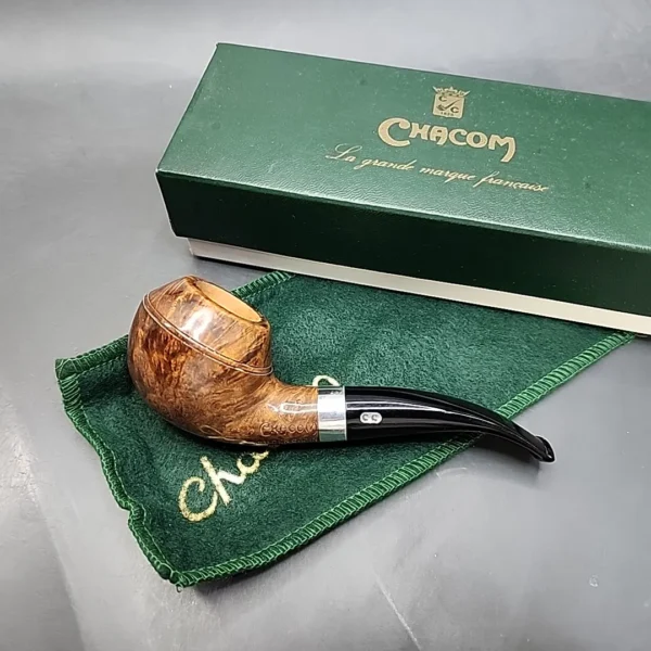Chacom Golden Grain Smooth Bent Rhodesian Estate Briar Pipe, Unsmoked [SOLD OUT] - Image 3