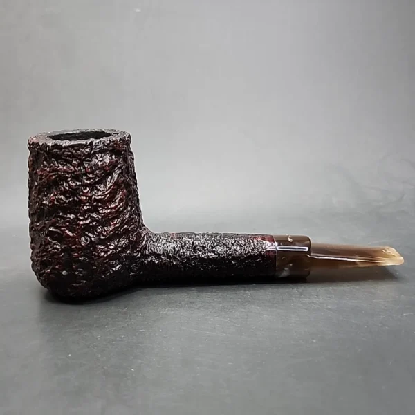 Caminetto Business 109 KS Rusticated Straight Brandy Estate Briar Pipe [SOLD OUT] - Image 3