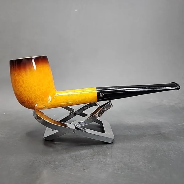 Hilson Mardi Gras Smooth Straight Meerschaum Lined Billiard Estate Pipe [SOLD OUT] - Image 3