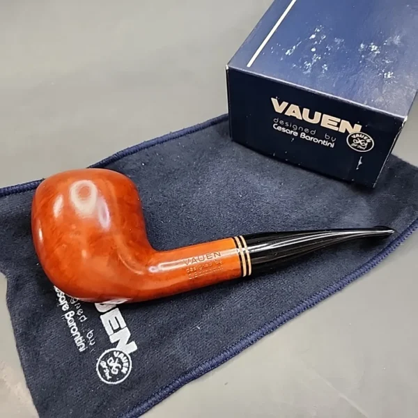 Vauen Design by Barontini Smooth Pear Estate Briar Pipe, Unsmoked, 9mm - Image 3