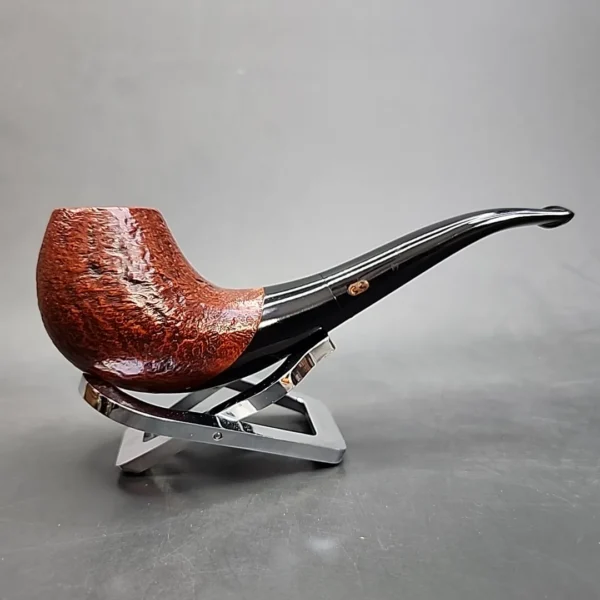 Chacom Volute Sandblasted Cobra Estate Briar Pipe, Unsmoked - Image 3