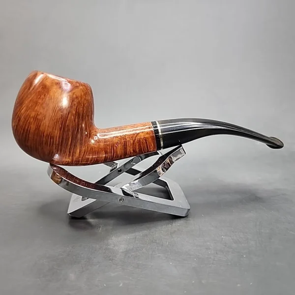 Savinelli Champagne 626, Smooth Bent Apple Estate Briar Pipe, 9mm [SOLD OUT] - Image 3