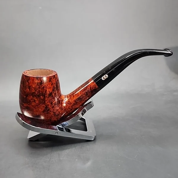 Chacom Centenaire Smooth Bent Billiard Estate Briar Pipe, Unsmoked - Image 4