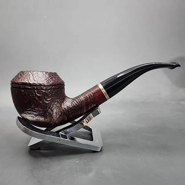 Vauen 5202 Sandblasted Bent Rhodesian Estate Briar Pipe, Unsmoked 9mm - Image 4