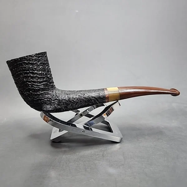 Rad Davis 2011 Sandblasted Zulu Estate Briar Pipe, Unsmoked [SOLD OUT] - Image 4