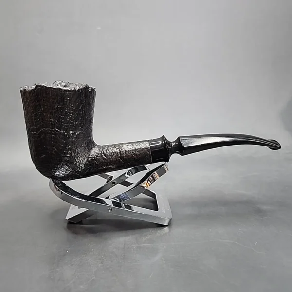 Celius Root Pawn 11 Sandblasted Bent Dublin Estate Briar Pipe [SOLD OUT] - Image 4
