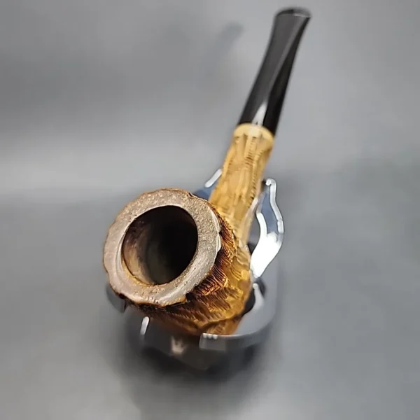 Kiko Rusticated African Meerschaum Pipe [SOLD OUT] - Image 4