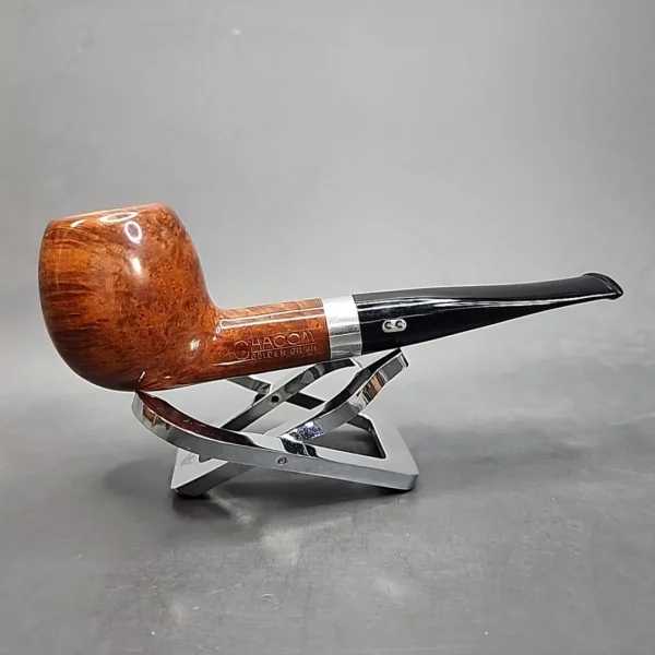 Chacom Golden Grain 168 Smooth Straight Apple Estate Briar Pipe, Unsmoked [SOLD OUT] - Image 4