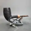La Biota Rusticated Morta Handmade Pipe, New - Image 4