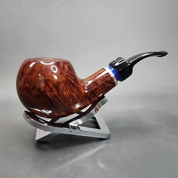 Vauen McRooty 10 Smooth Bent Apple Estate Briar Pipe, Unsmoked, 9mm [SOLD OUT] - Image 4