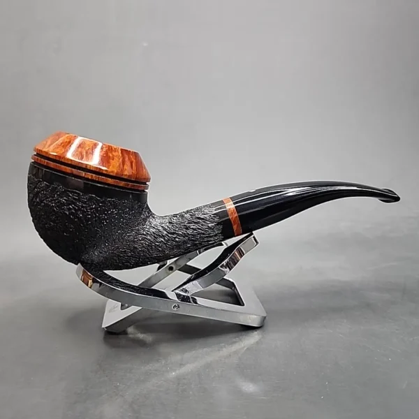 Vauen Inter Style 402 Bent Rhodesian Estate Briar Pipe Unsmoked, 9mm [SOLD OUT] - Image 4