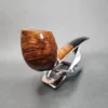 Tsuge Ikebana (Fukuda) Unsmoked Golden Contrast Polonius Estate Briar Pipe - Image 4