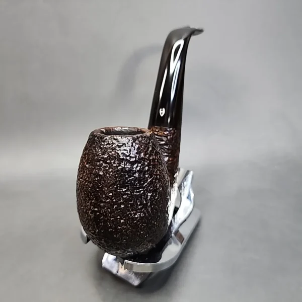Astleys Full Bent Sandblasted Egg Estate Briar Pipe [SOLD OUT] - Image 4