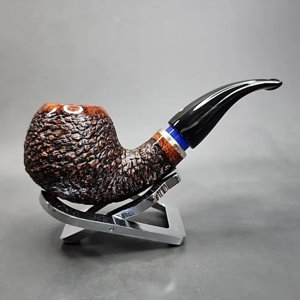 Vauen McRooty 415 Rusticated Bent Apple Estate Briar Pipe, Unsmoked, 9mm [SOLD OUT] - Image 4