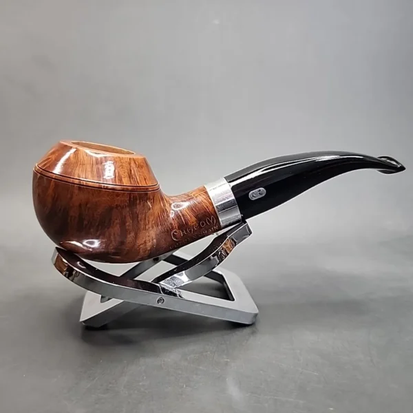 Chacom Golden Grain Smooth Bent Rhodesian Estate Briar Pipe, Unsmoked [SOLD OUT] - Image 4