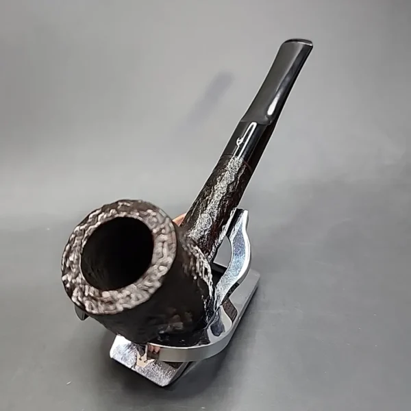 Astleys of London Rusticated Saddle Billiard Estate Briar Pipe, English Estates - Image 4