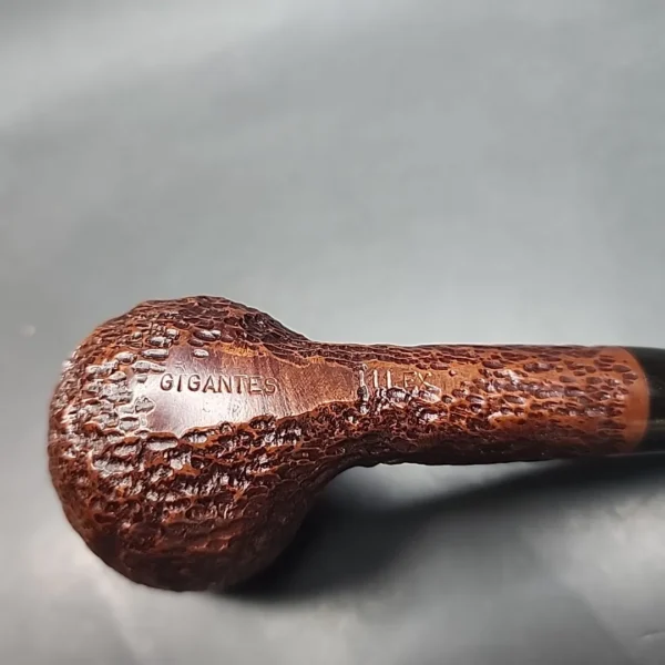 Savinelli Gigantes 111 EX Rusticated Straight Billiard Estate Briar Pipe, Unsmoked [SOLD OUT] - Image 4