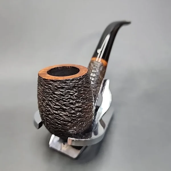 Astleys of London Rusticated Bent Billiard Estate Briar Pipe [SOLD OUT] - Image 4