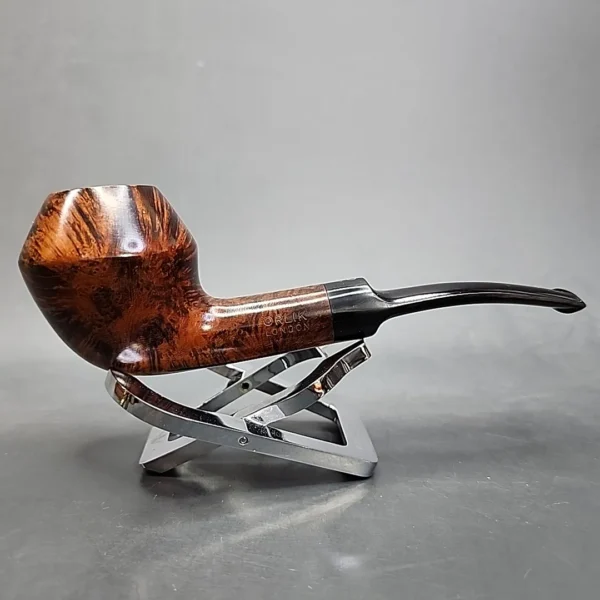 Orlik London Smooth Bent Rhodesian Estate Briar Pipe, Unsmoked [SOLD OUT] - Image 4
