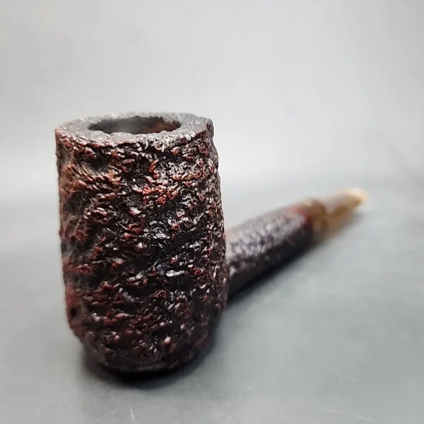 Caminetto Business 109 KS Rusticated Straight Brandy Estate Briar Pipe [SOLD OUT] - Image 4