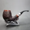 Vauen Select 373 Rusticated Bent Egg Estate Briar Pipe, Unsmoked, 9mm [SOLD OUT] - Image 4