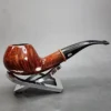 Chacom Trekking 262 Smooth Bent Apple Estate Briar Pipe, Unsmoked, 9mm, Adapter [SOLD OUT] - Image 4
