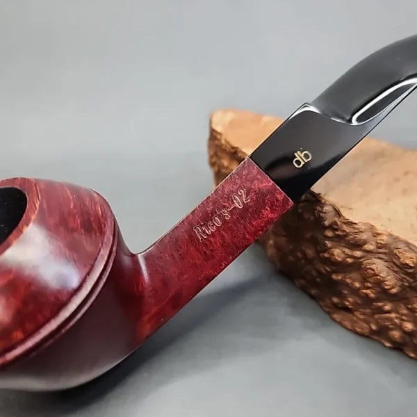 Design Berlin Rico's-02 Smooth Bent Bulldog Estate Briar Pipe, Unsmoked, 9mm - Image 4