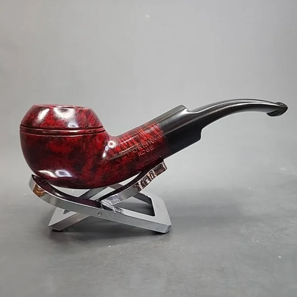 Orlik Rose 74965 Smooth Bent Rhodesian Estate Briar Pipe, Unsmoked [SOLD OUT] - Image 4