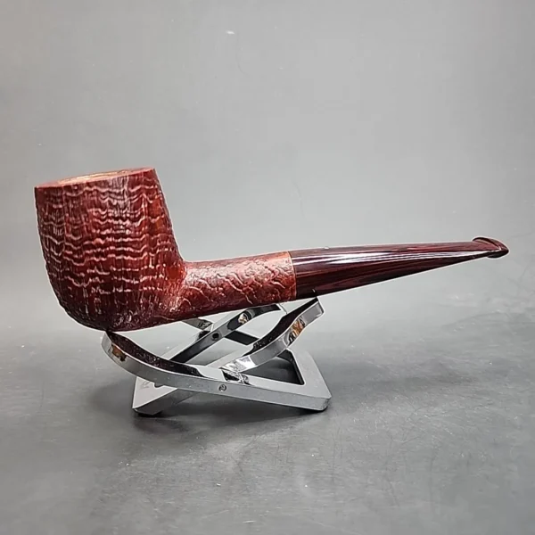 Graziano Tendi, Sandblasted Straight Billiard Estate Briar Pipe, Italian Estates [SOLD OUT] - Image 4