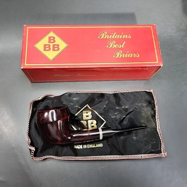 BBB Filter Deluxe 7263 Smooth Straight Rhodesian Estate Briar Pipe, Unsmoked [SOLD OUT] - Image 4