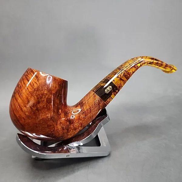 Chacom Baltik 214, Smooth Bent Estate Briar Pipe, Unsmoked [SOLD OUT] - Image 4