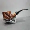 Custombilt Lookalike Rusticated Bent Pot Estate Briar Pipe - Image 4