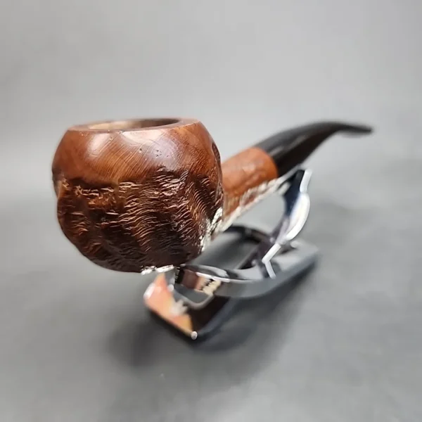 Custombilt Rusticated Prince Estate Briar Pipe - Image 4
