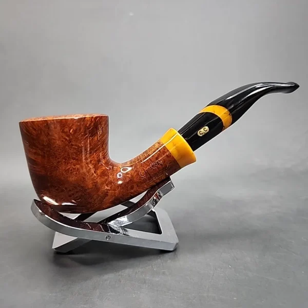Chacom Richmond 403, Smooth Bent Dublin Estate Briar Pipe, Unsmoked [SOLD OUT] - Image 4