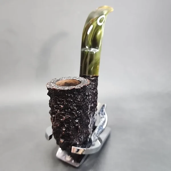 Savinelli Estella 604 EX, Rusticated Oom Paul Estate Briar Pipe [SOLD OUT] - Image 4