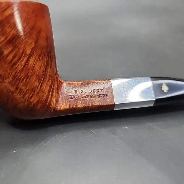 Dr Grabow Viscount 271 Patent Smooth Dublin Estate Briar Pipe, American Estates - Image 4