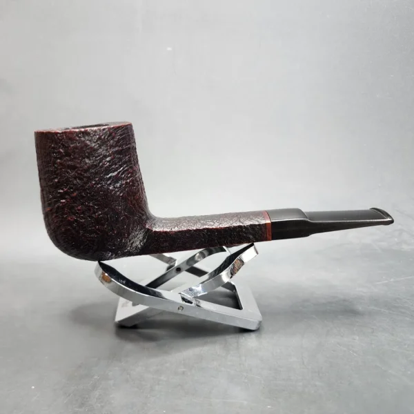 WO Larsen Sandblasted Straight Billiard Estate Briar Pipe, Unsmoked [SOLD OUT] - Image 4