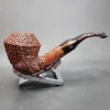 Prince of Wales Rusticated Bent Rhodesian Estate Briar Pipe, Unsmoked [SOLD OUT] - Image 4