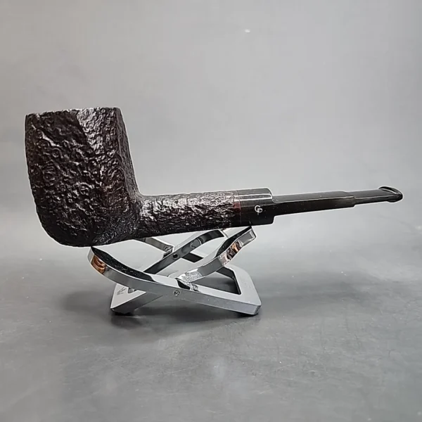 Charatans Make 652 DC Sandblasted Panel Estate Briar Pipe, Lane Era - Image 4