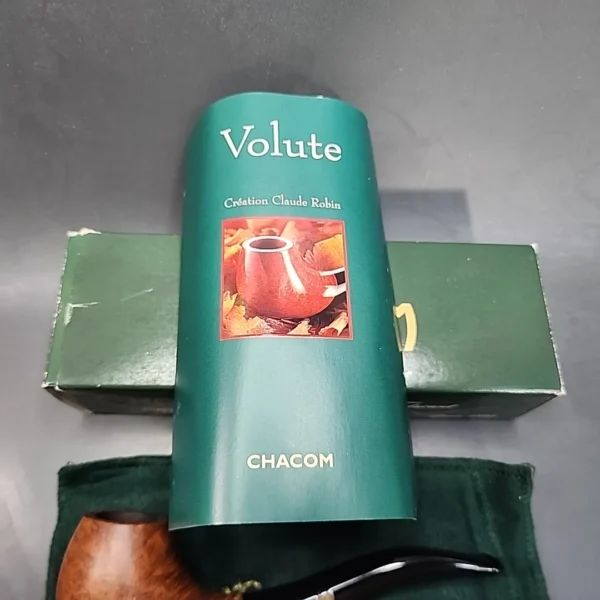 Chacom Volute Smooth Cobra Estate Briar Pipe, Unsmoked - Image 4