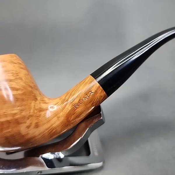 Roma Smooth Bent Apple Estate Briar Pipe, Unsmoked [SOLD OUT] - Image 4